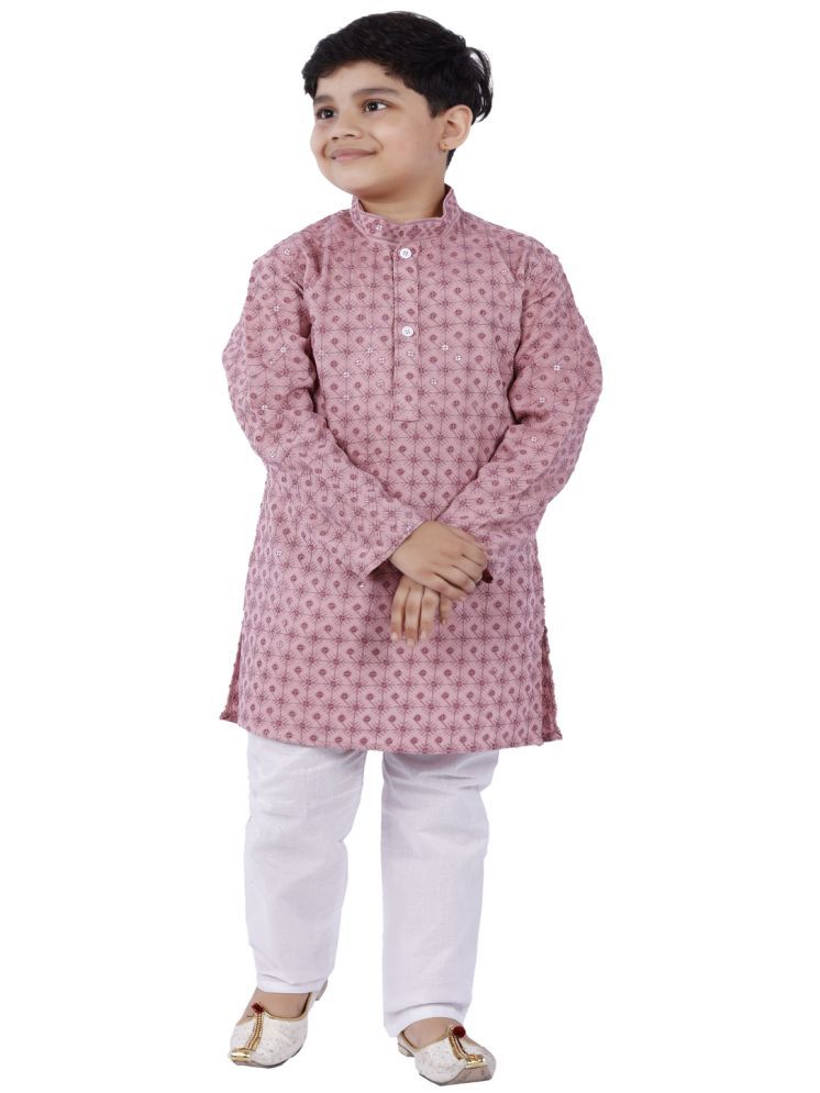     			s muktar garments Pack of 1 Boys Rayon ( Pink )