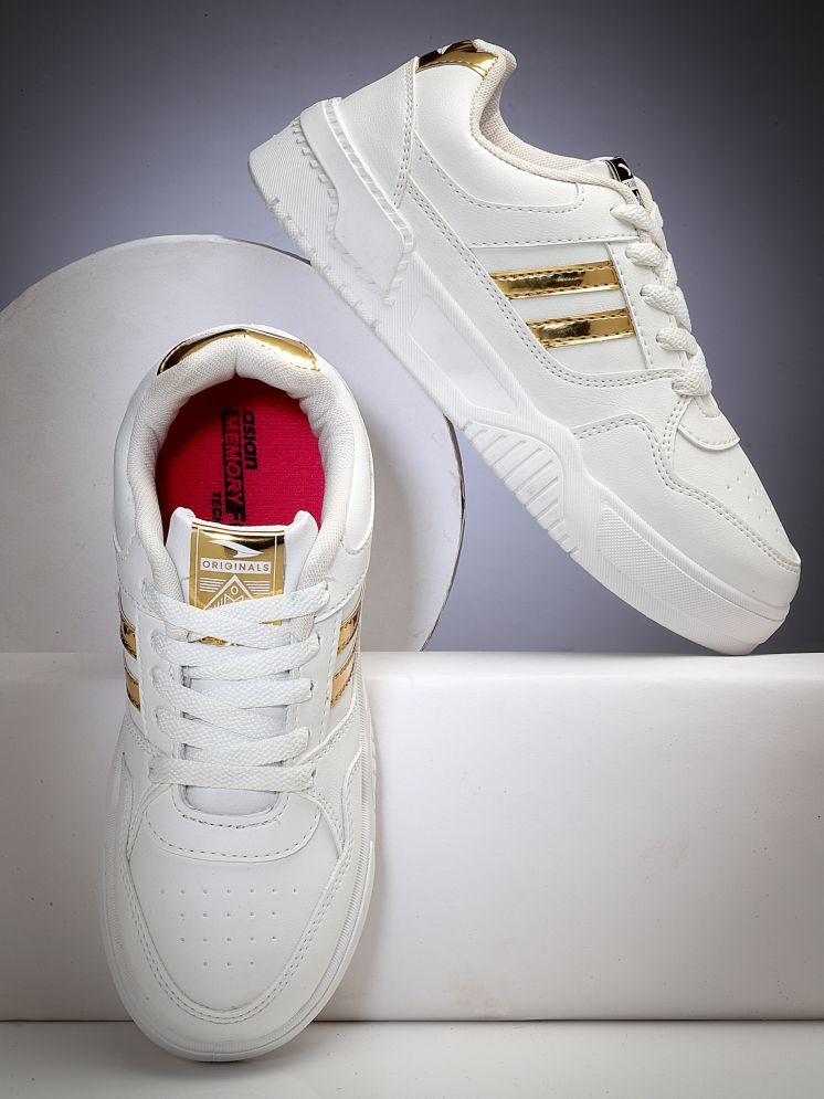     			ASIAN Gold Women's Sneakers