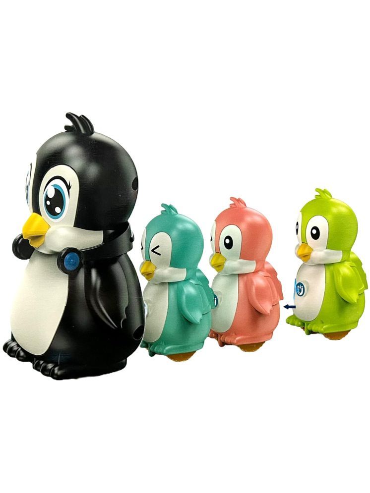     			Bluebell Baby Penguin Musical Train Toy for Kids Infants 6-18 Months 2 Year Old&Up Boys Girls Crawling Toys, Multi Color