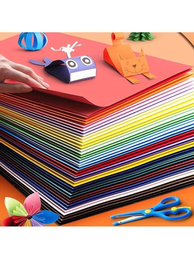     			ECLET A4 100 Coloured Sheets (10 Sheets each color)Copy Printing /Art and Craft Paper Double Sided Coloured Origami Folding DIY Craft Smooth Finish use in Home, School, Office Stationery Children's Day Gift, Birthday Gift, Party Favors,christmas decor etc