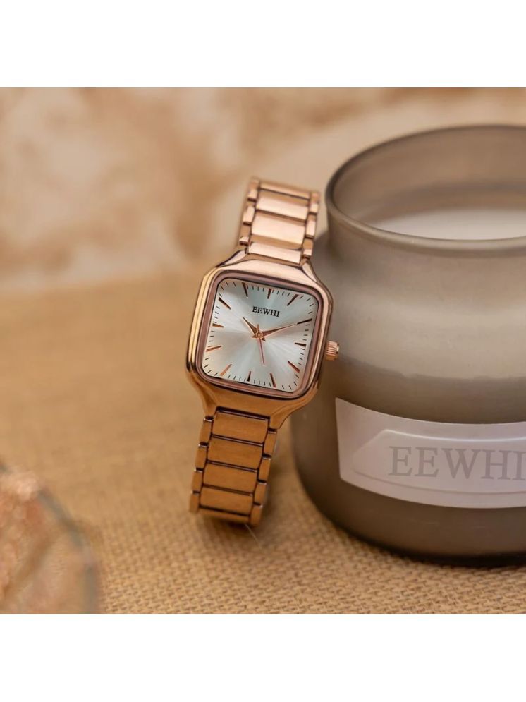     			EEWHI Rose Gold Metal Analog Womens Watch