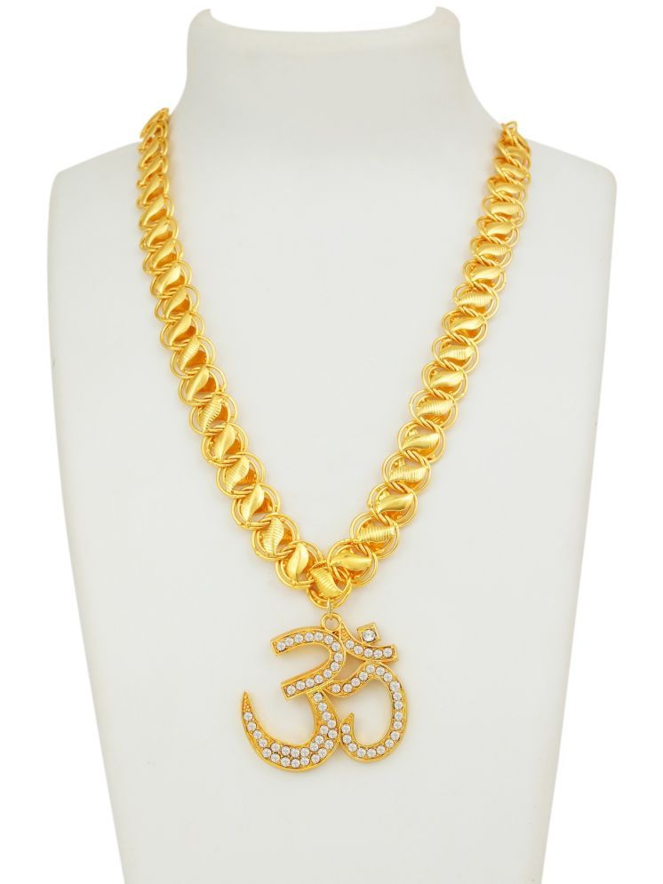     			Exclusive OM Gold-plated Alloy Pendant