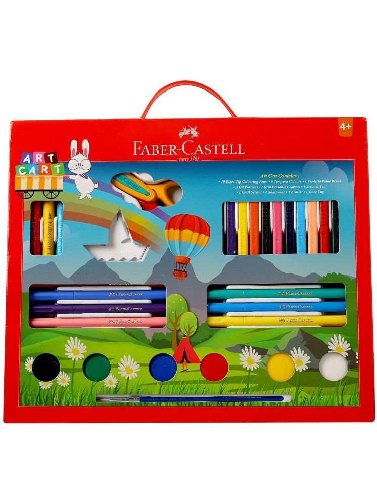     			Faber-Castell Art Care Kit With Paint Brush(Multicolor)