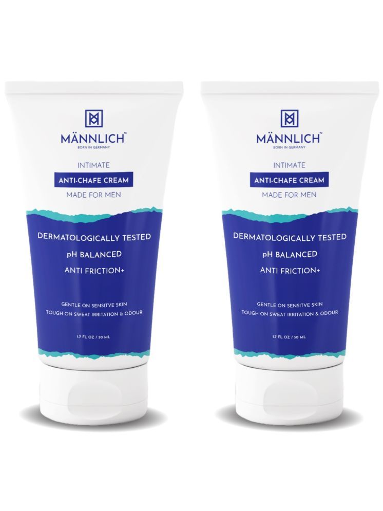     			Mannlich Anti-Chafing & Rash (50*2 ml) Cream Pack of 2