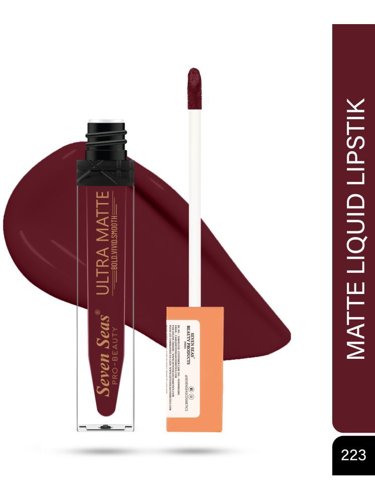     			Seven Seas Ultra Matte BOLD,VIVID,SMOOTH The Luxurious Smooth Lipcolor Liquid Lipstick(Blueberry)