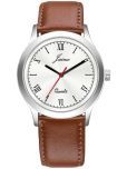 Jainx Brown Leather Analog Men's Watch