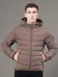 Red Tape Polyester Men's Puffer Jacket - Bronze ( Pack of 1 )