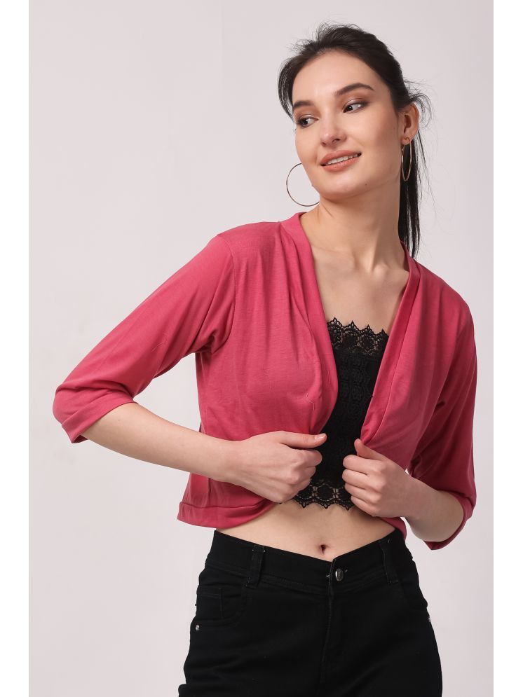     			Affair Cotton Women's Shrugs - Pink ( Single )