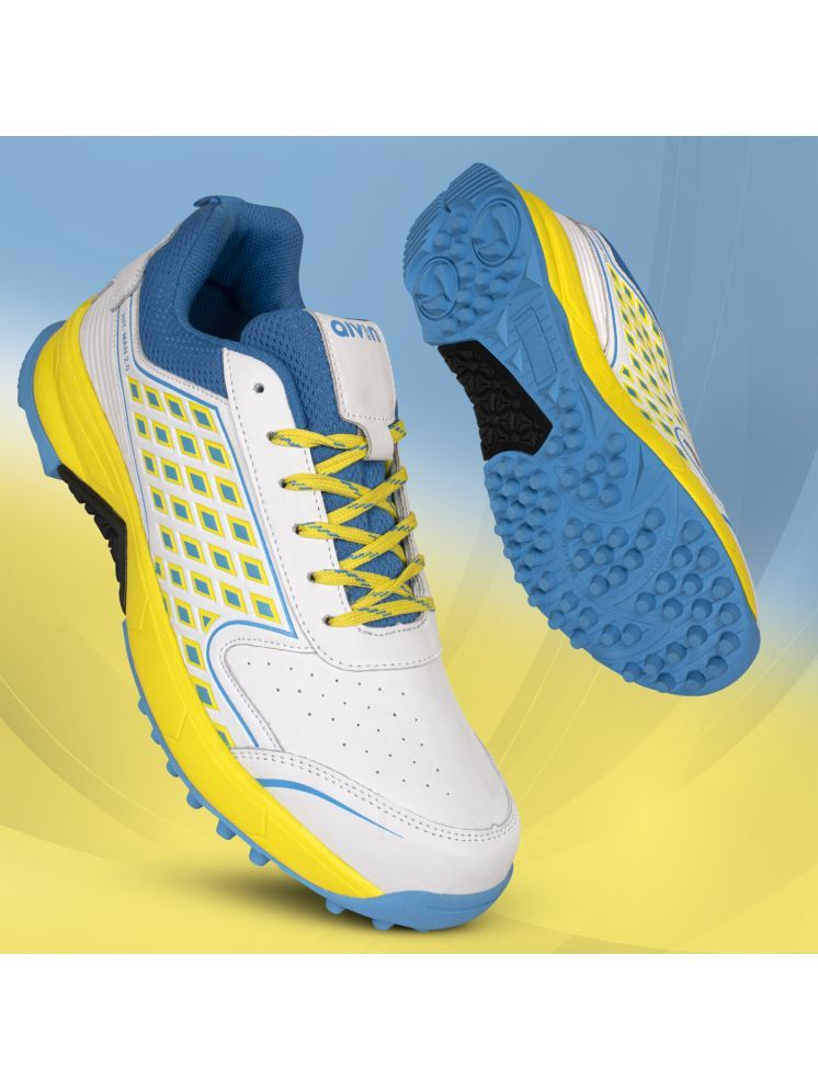     			Aivin Hit-Man 2.0 Yellow Cricket Shoes