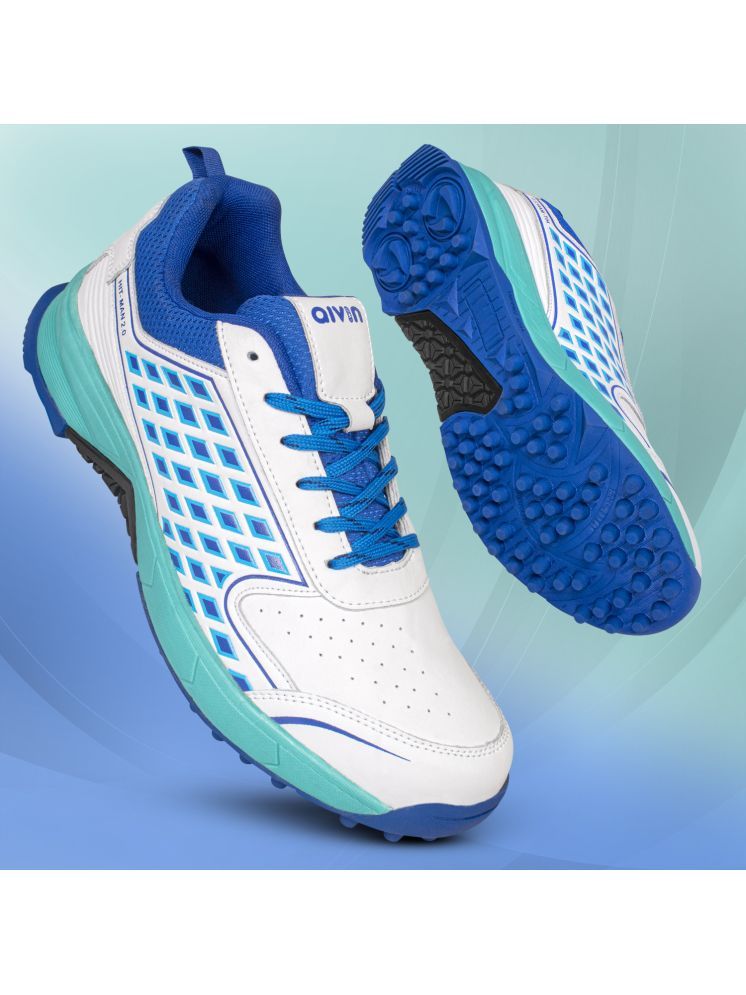     			Aivin Hit-Man 2.0 Blue Cricket Shoes