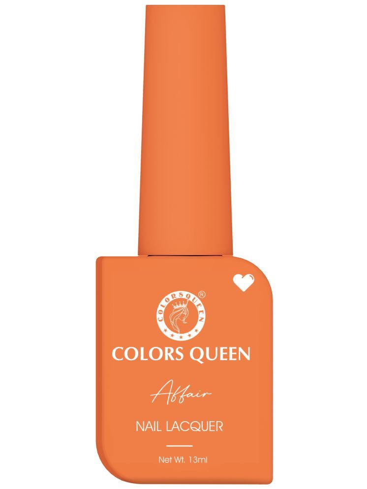     			Colors Queen Affair Nail Polish 13ml, Tangy Sun Set (Shade - 06)