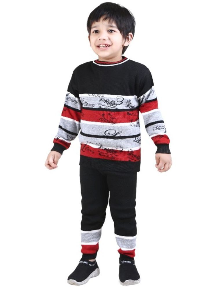     			GTwo Black Woollen Blend Boy's Pullover Sweaters ( Pack of 1 )