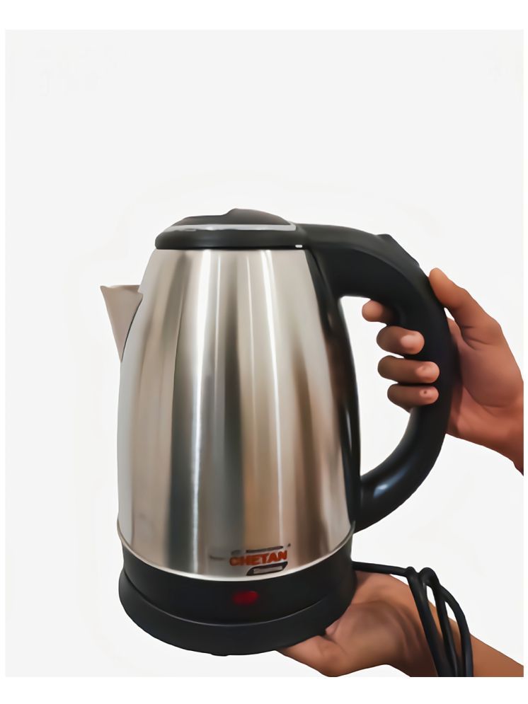     			My Chetan Silver 1.8 litres Metal Multifunctional Kettle