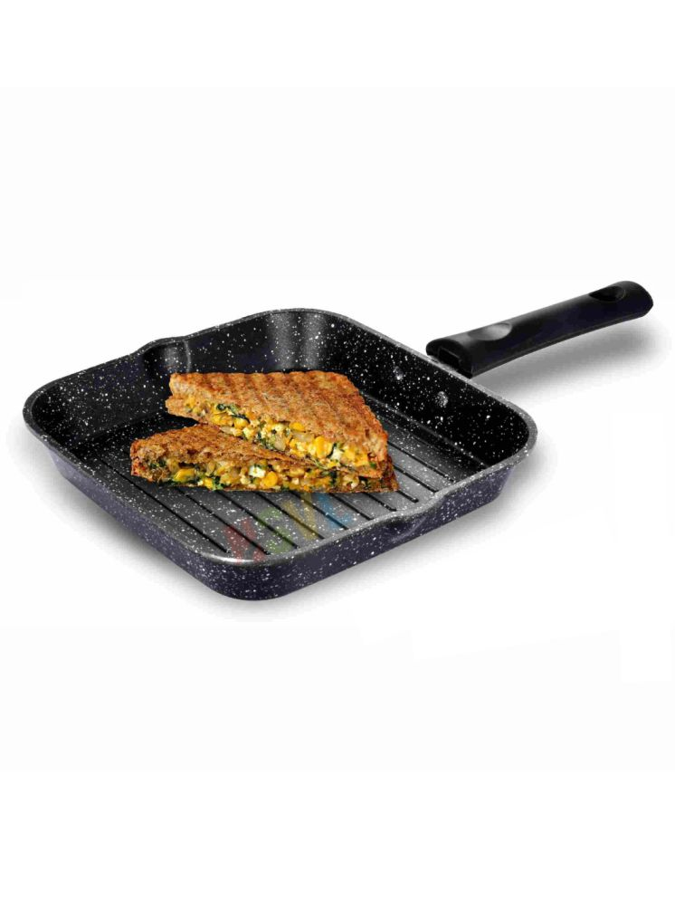     			NSVL Aluminium Non-Stick Grill Pan ( Pack of 1 )