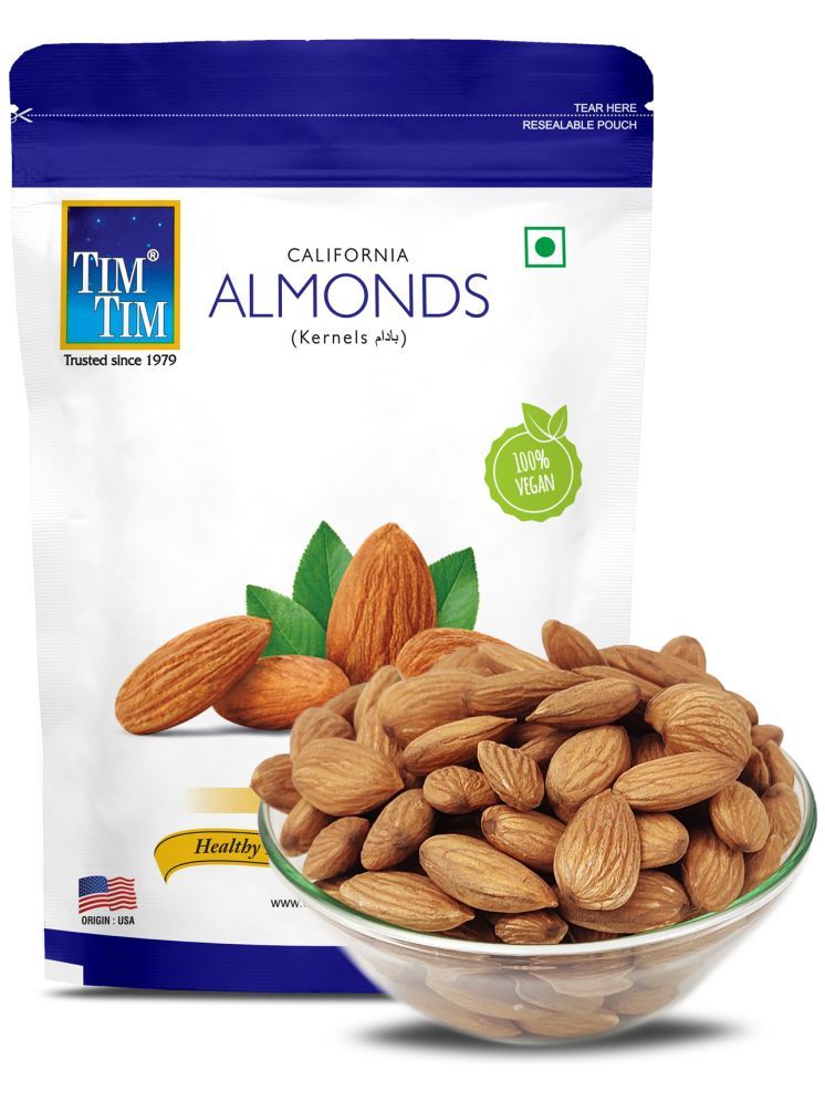     			Tim Tim Raw California Almonds 200g