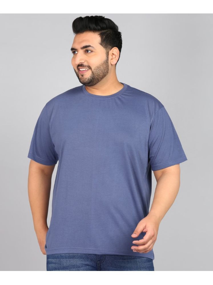     			XFOX Cotton Blend Regular Fit Solid Half Sleeves Men's Round T-Shirt - Teal Blue ( Pack of 1 )