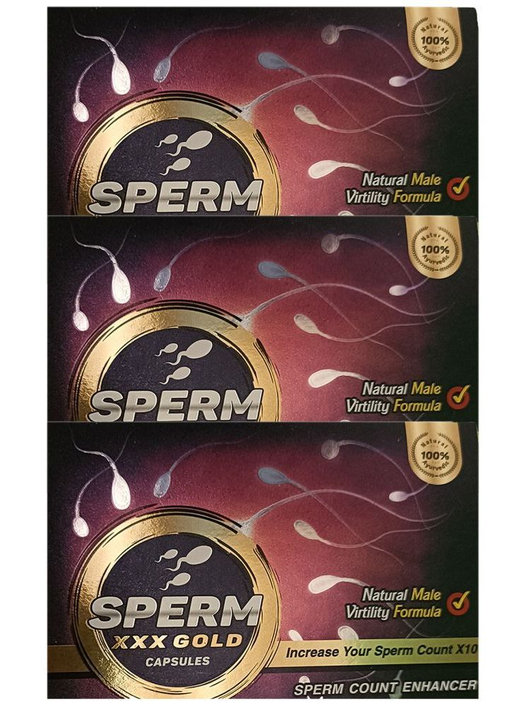     			Dr. Chopra Sperm XXX Gold 10 Capsule For Men Sperm count Enhancer Pack of 3