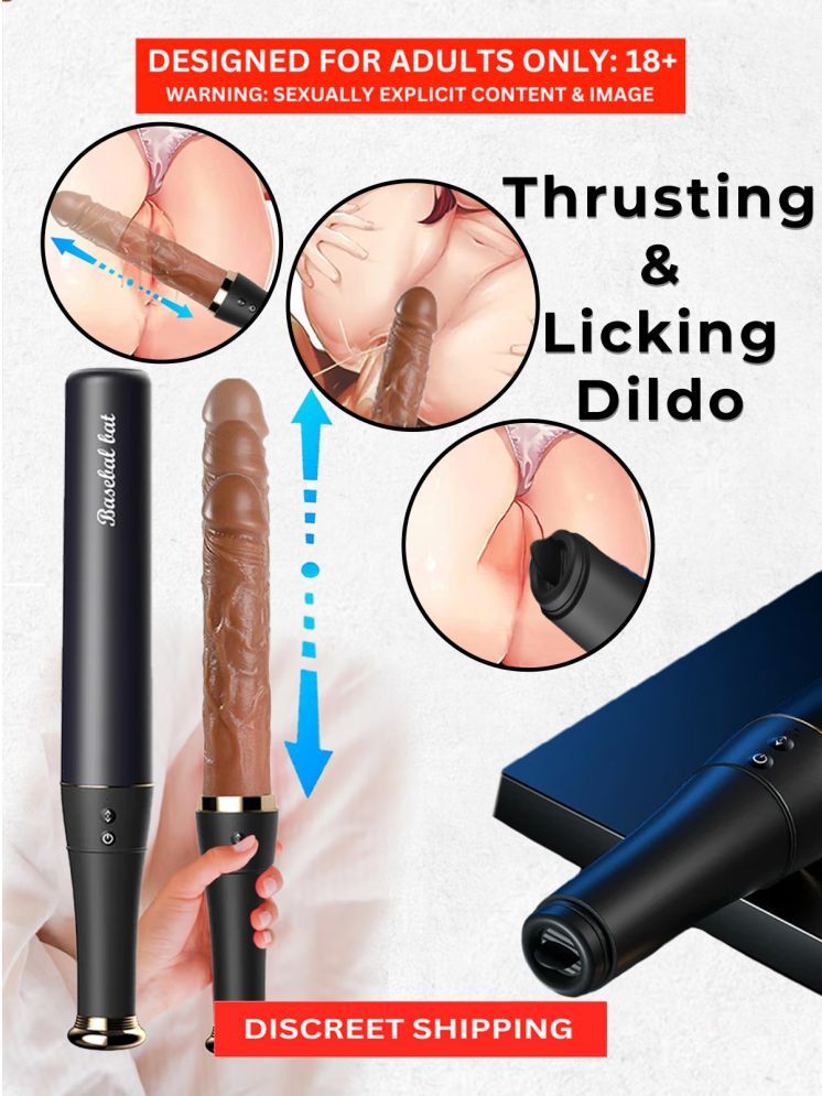     			Naughty Nights G- Spots 10 Strong Vibration Modes Realistic Penis Thrusting Dildo with USB Chargeable Sexual Vibrator For Female