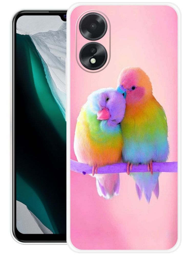     			PAEDICON Multicolor Printed Back Cover Silicon Compatible For Oppo A38 4G ( Pack of 1 )