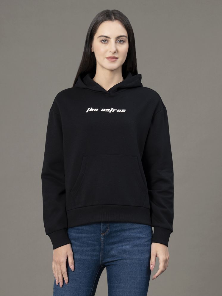     			Red Tape Fleece Women's Hooded Sweatshirt ( Black )