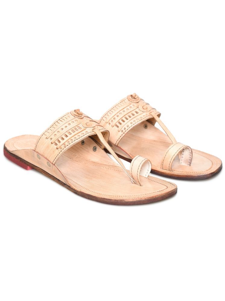     			STEPHORN Beige Men's Kolhapuris