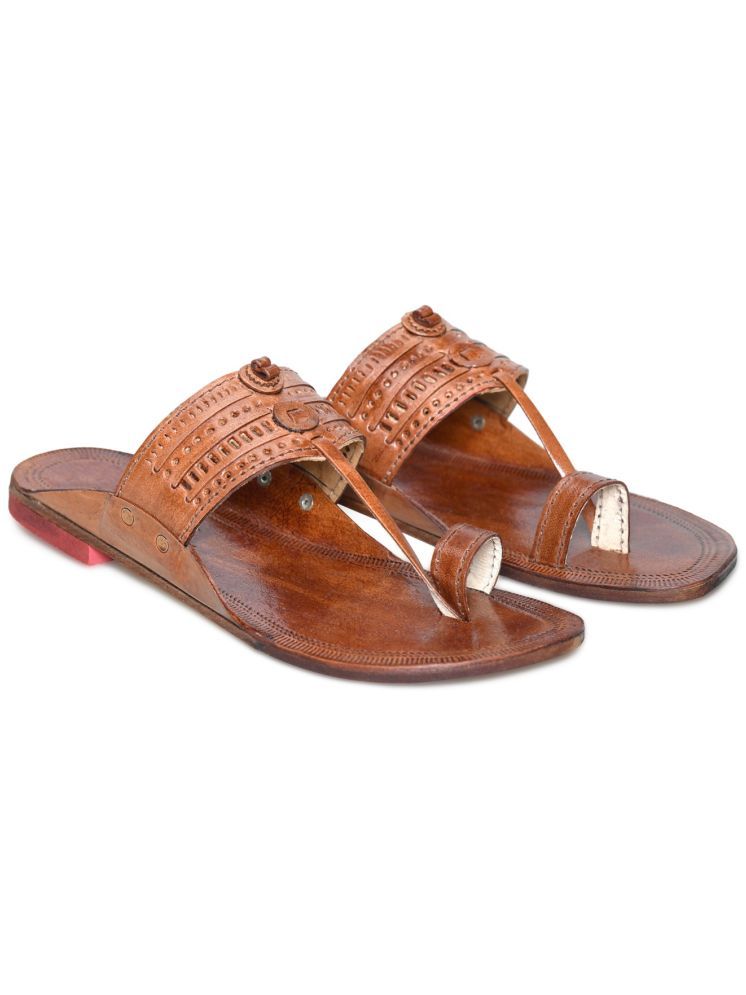     			STEPHORN Brown Men's Kolhapuris