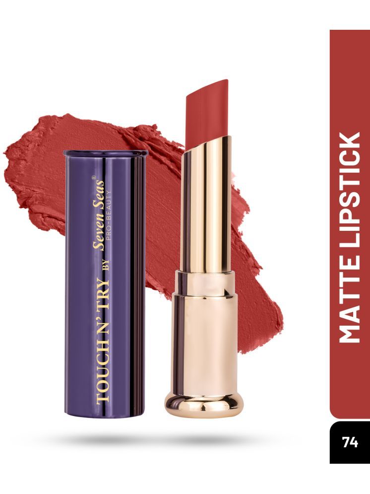     			Seven Seas Crimson Red Matte Lipstick 3.8g