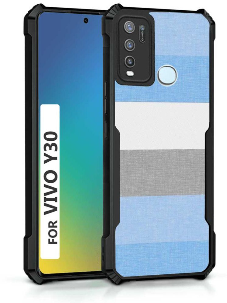     			COBERTA Multicolor Printed Back Cover Polycarbonate Compatible For Vivo Y30 ( Pack of 1 )