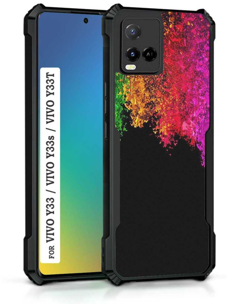     			COBERTA Multicolor Printed Back Cover Polycarbonate Compatible For Vivo Y21A ( Pack of 1 )