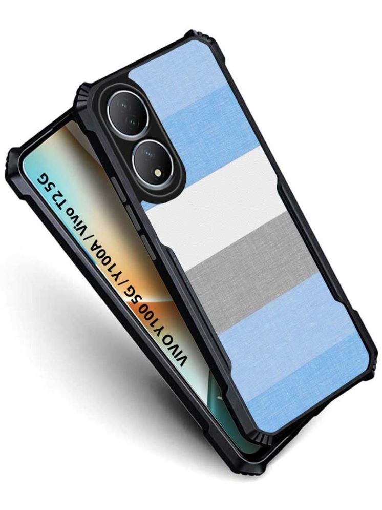     			COBERTA Multicolor Printed Back Cover Polycarbonate Compatible For Vivo Y100 5G ( Pack of 1 )