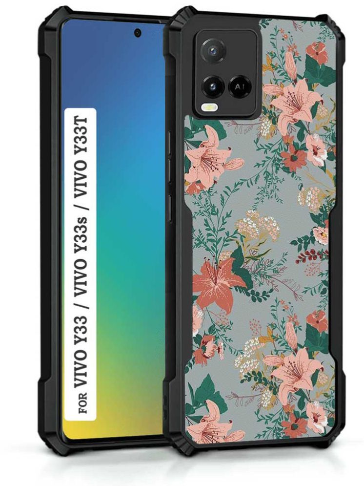     			COBERTA Multicolor Printed Back Cover Polycarbonate Compatible For Vivo Y33T ( Pack of 1 )