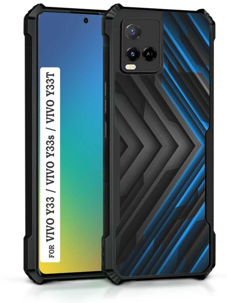     			COBERTA Multicolor Printed Back Cover Polycarbonate Compatible For Vivo y21t ( Pack of 1 )