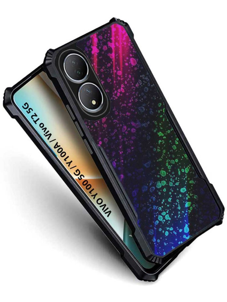     			COBERTA Multicolor Printed Back Cover Polycarbonate Compatible For Vivo Y100 5G ( Pack of 1 )