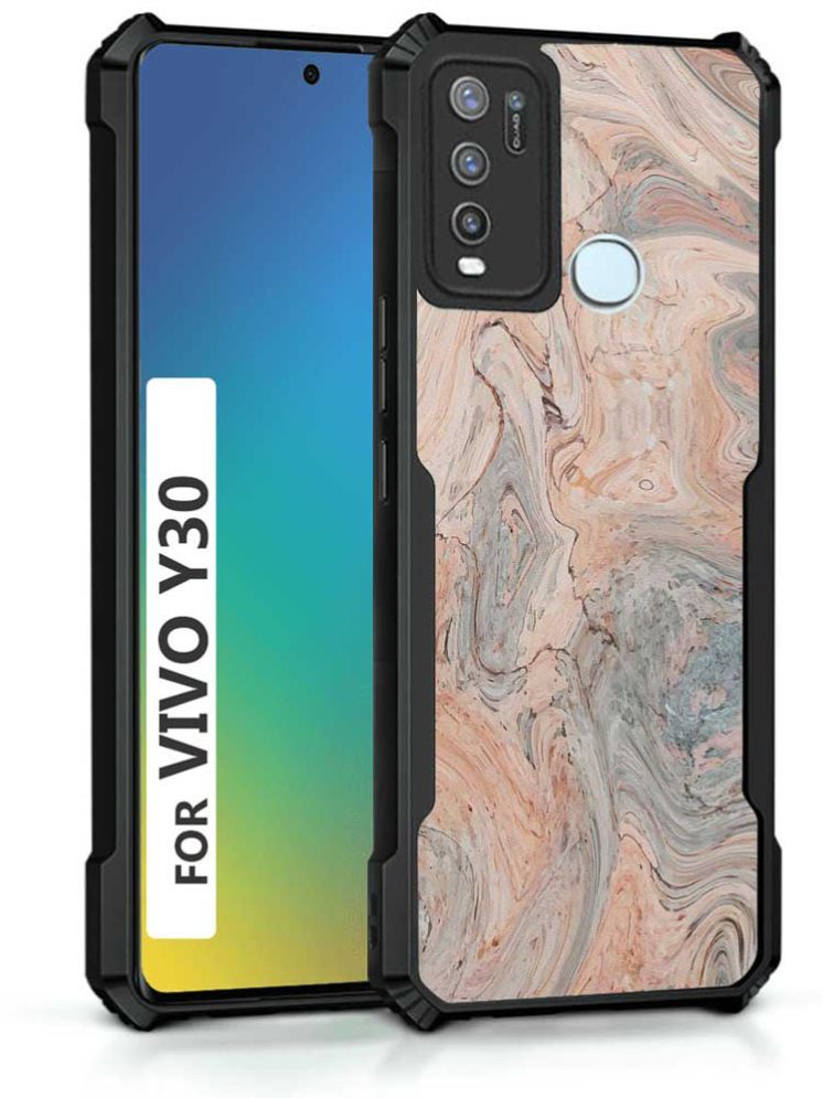     			COBERTA Multicolor Printed Back Cover Polycarbonate Compatible For Vivo Y30 ( Pack of 1 )