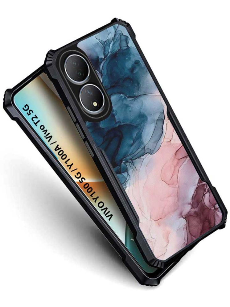     			COBERTA Multicolor Printed Back Cover Polycarbonate Compatible For Vivo Y100A ( Pack of 1 )