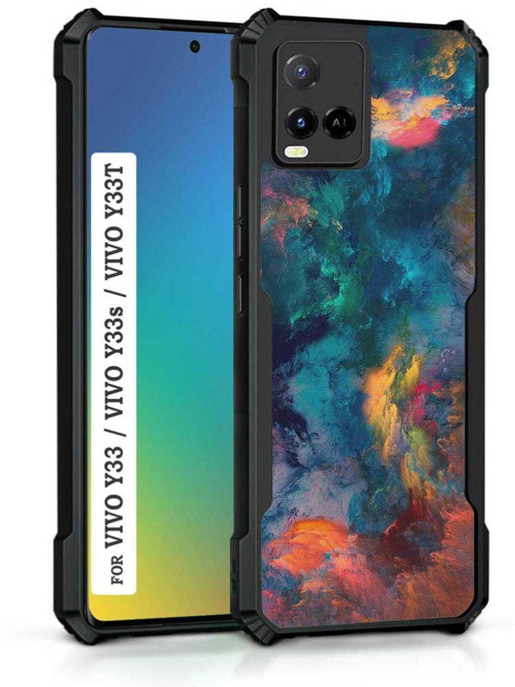     			COBERTA Multicolor Printed Back Cover Polycarbonate Compatible For Vivo Y21 ( Pack of 1 )