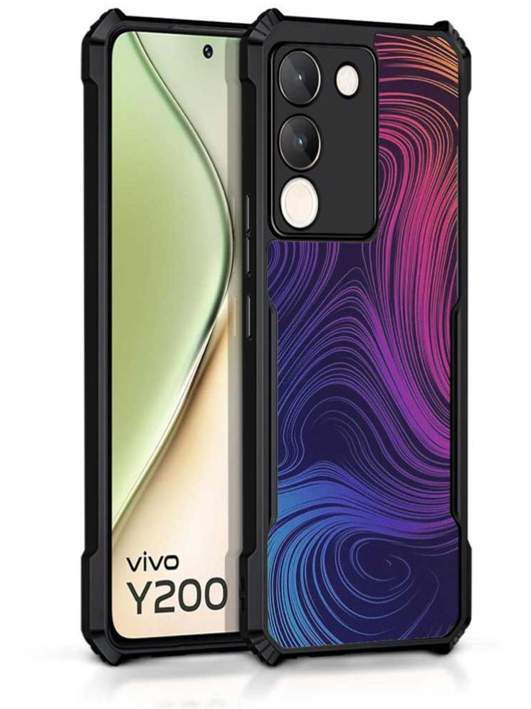     			COBERTA Multicolor Printed Back Cover Polycarbonate Compatible For Vivo Y200 ( Pack of 1 )