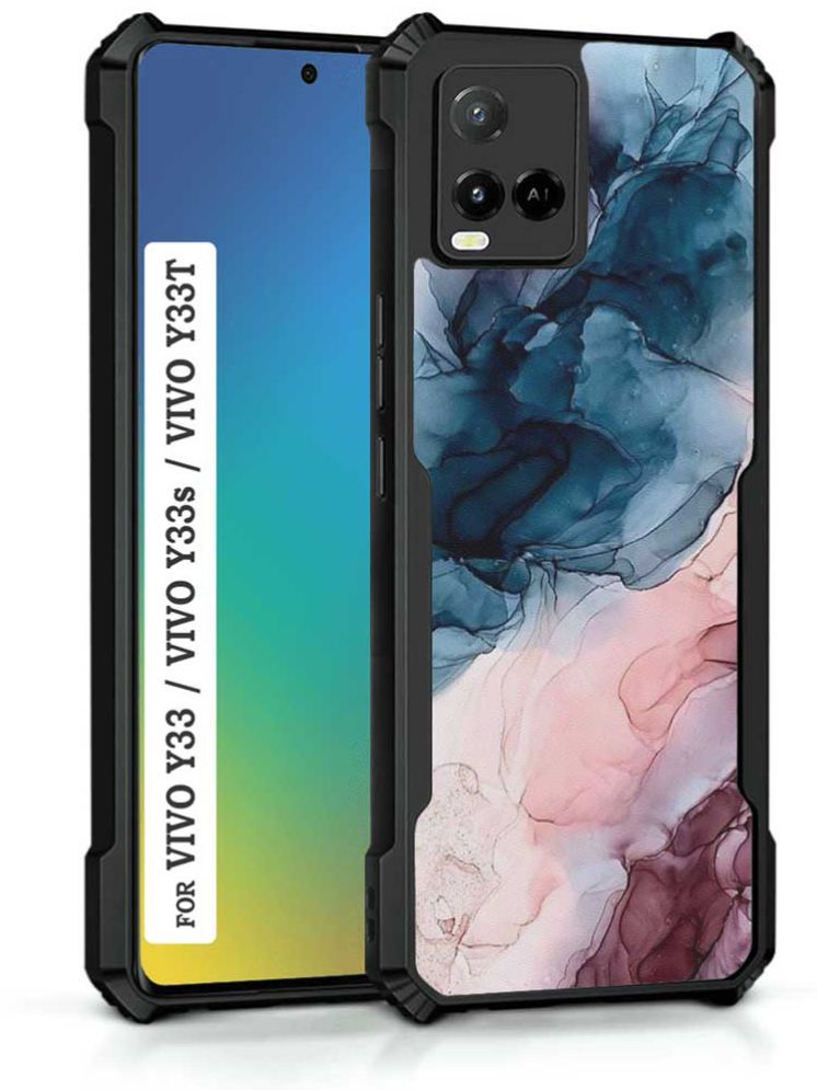     			COBERTA Multicolor Printed Back Cover Polycarbonate Compatible For Vivo Y33T ( Pack of 1 )