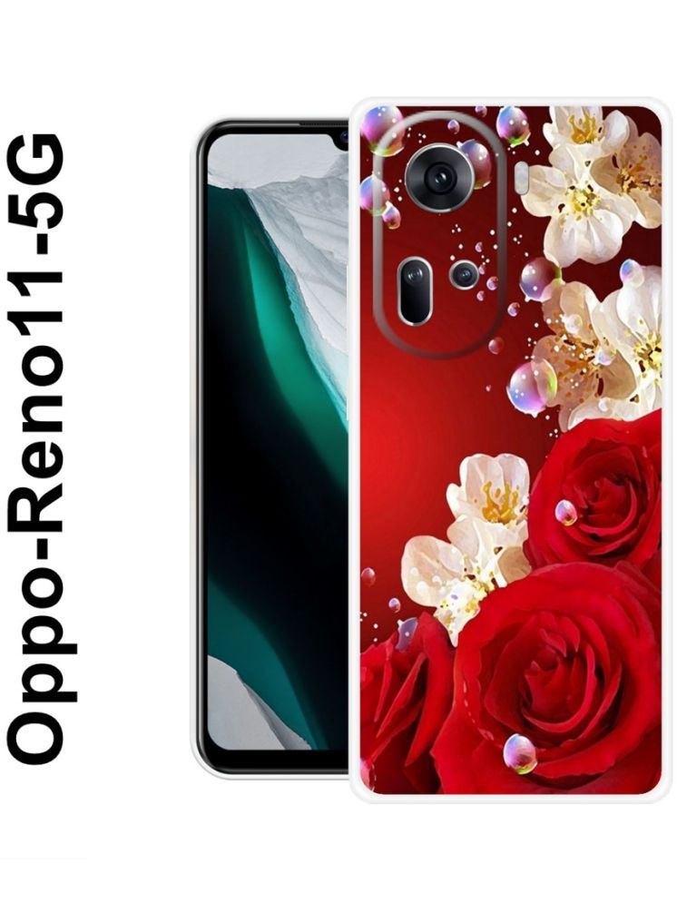     			PAEDICON Multicolor Printed Back Cover Silicon Compatible For OPPO Reno 11 5G ( Pack of 1 )