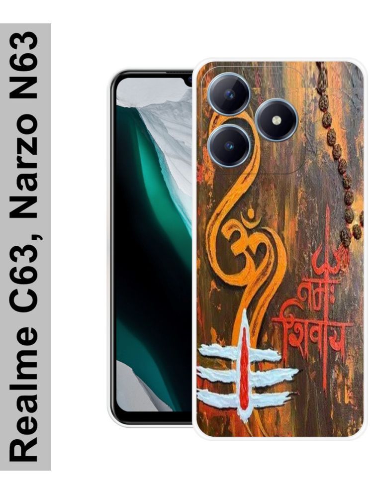     			PAEDICON Multicolor Printed Back Cover Silicon Compatible For Realme C63 5G ( Pack of 1 )