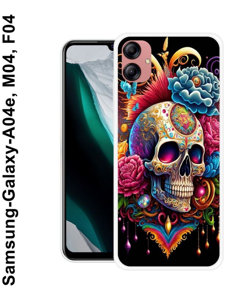     			PAEDICON Multicolor Printed Back Cover Silicon Compatible For Samsung Galaxy A04e ( Pack of 1 )