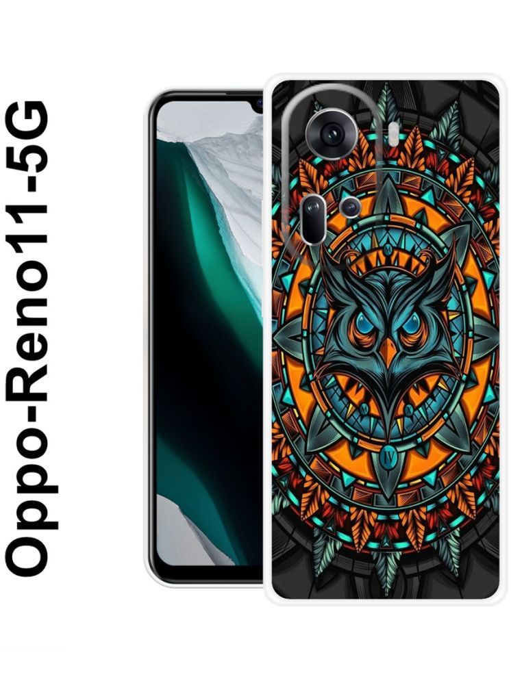     			PAEDICON Multicolor Printed Back Cover Silicon Compatible For OPPO Reno 11 5G ( Pack of 1 )