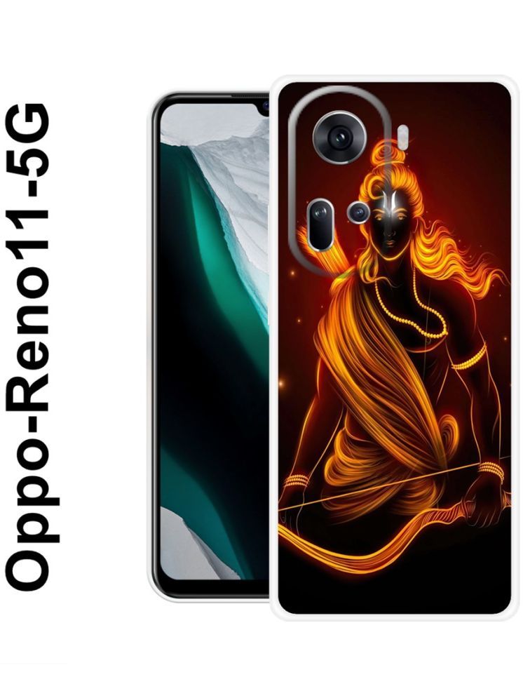     			PAEDICON Multicolor Printed Back Cover Silicon Compatible For OPPO Reno 11 5G ( Pack of 1 )