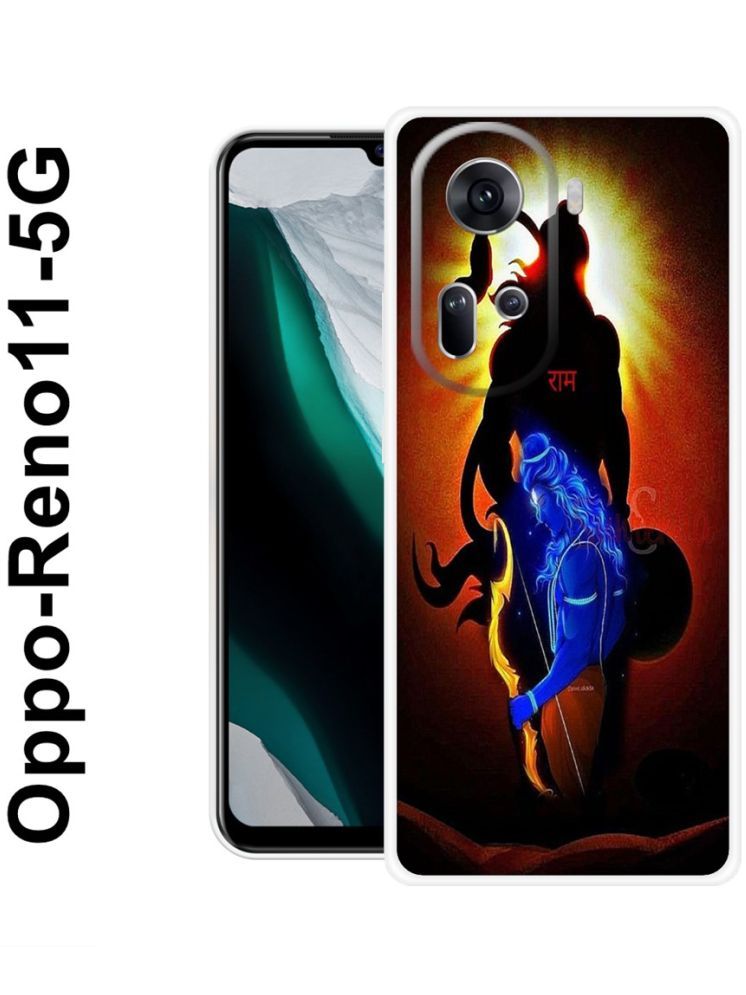     			PAEDICON Multicolor Printed Back Cover Silicon Compatible For OPPO Reno 11 5G ( Pack of 1 )