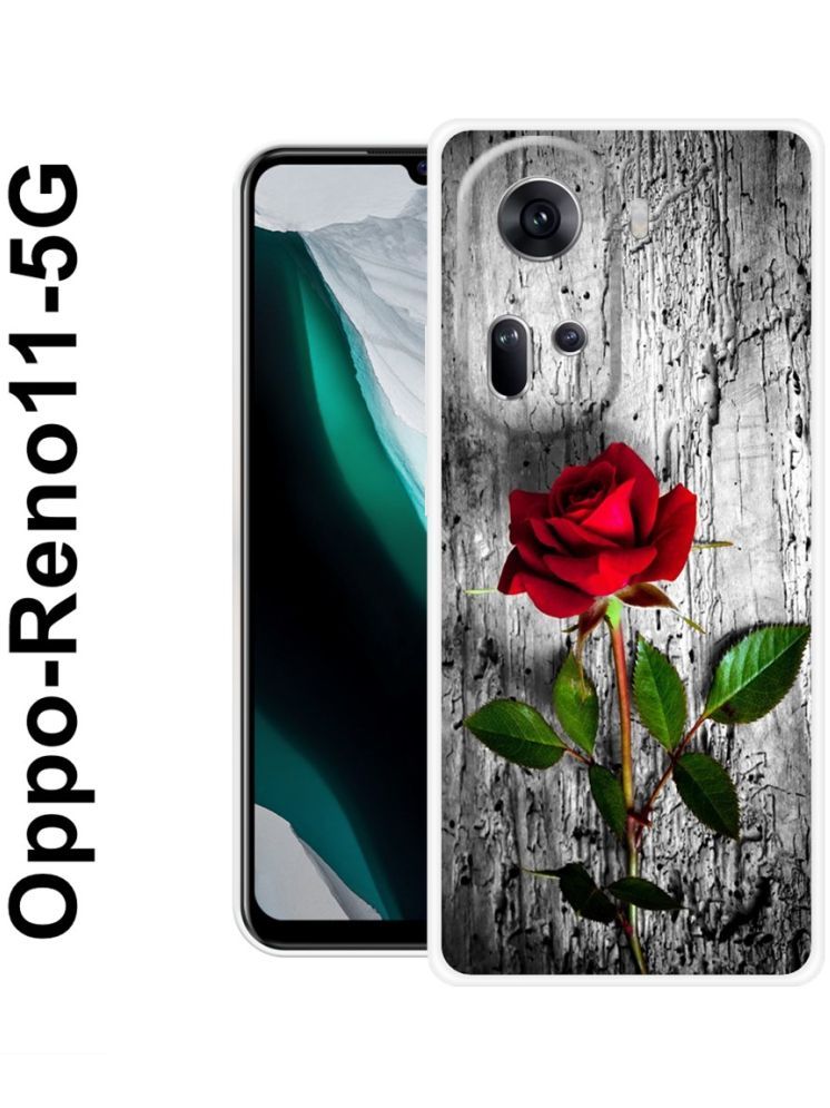     			PAEDICON Multicolor Printed Back Cover Silicon Compatible For OPPO Reno 11 5G ( Pack of 1 )