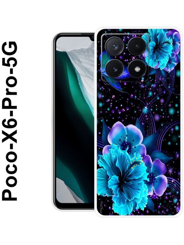     			PAEDICON Multicolor Printed Back Cover Silicon Compatible For POCO X6 Pro 5G ( Pack of 1 )