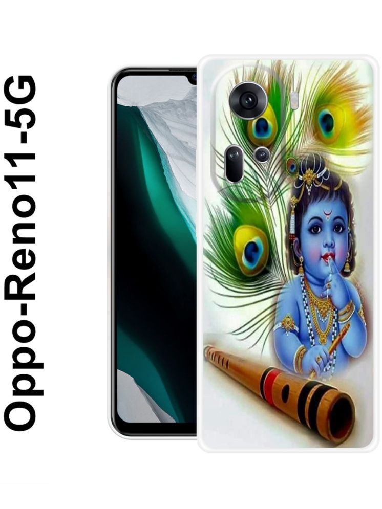     			PAEDICON Multicolor Printed Back Cover Silicon Compatible For OPPO Reno 11 5G ( Pack of 1 )