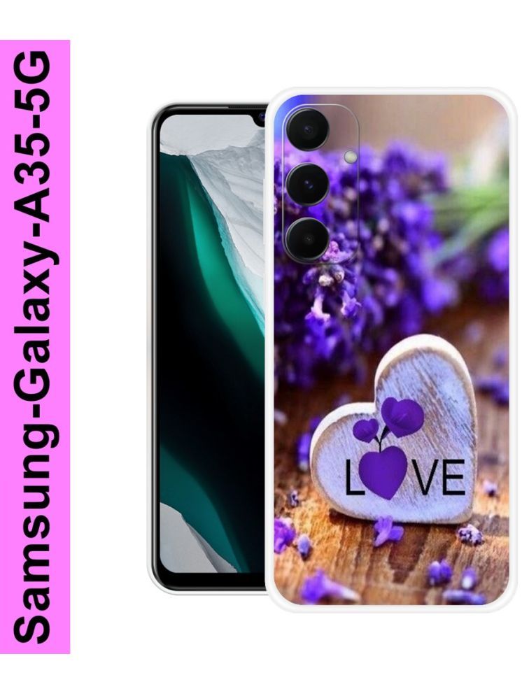     			PAEDICON Multicolor Printed Back Cover Silicon Compatible For Samsung Galaxy A35 5G ( Pack of 1 )