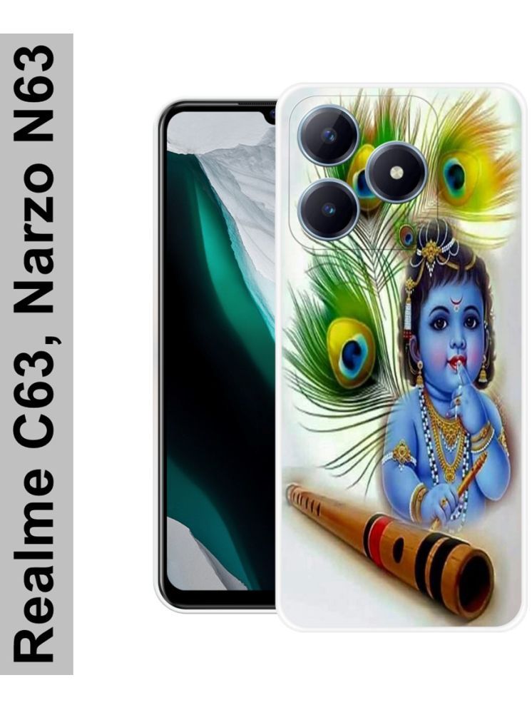     			PAEDICON Multicolor Printed Back Cover Silicon Compatible For Realme C63 5G ( Pack of 1 )