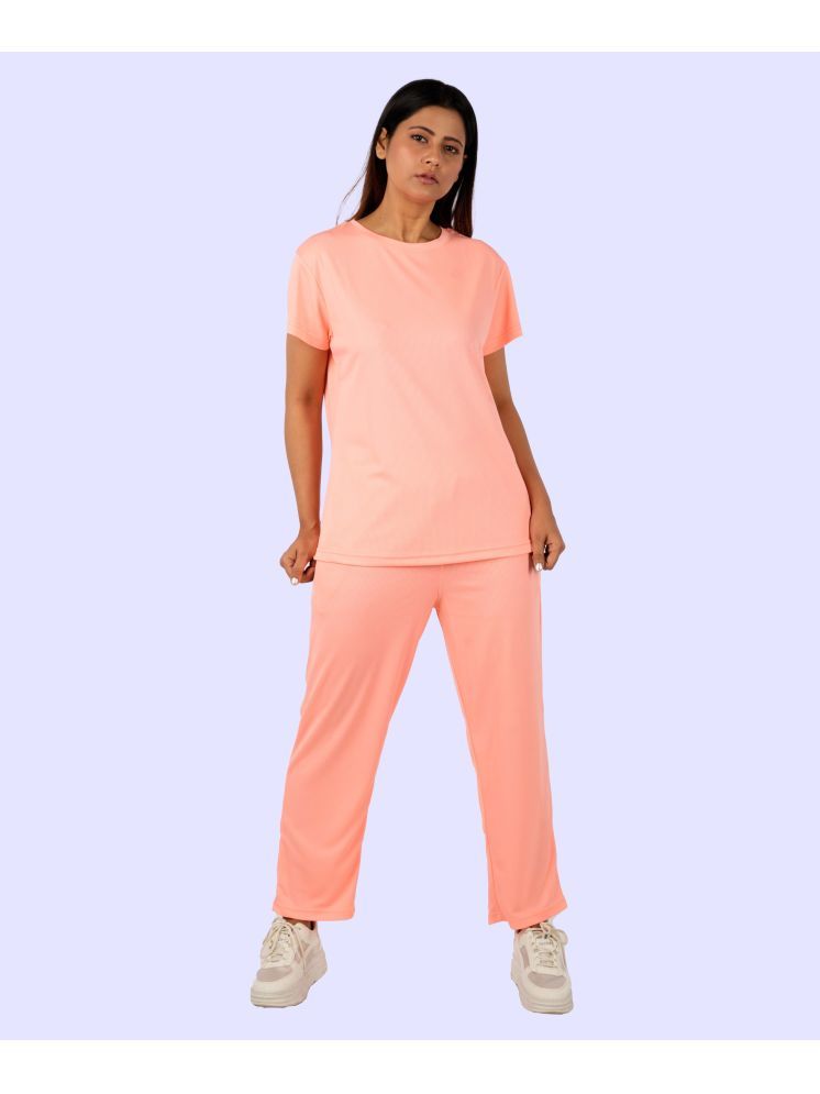     			SKYKNIT Orange Polyester Women's Nightwear Nightsuit Sets ( Pack of 1 )